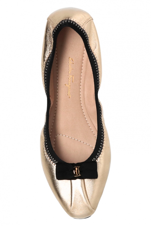 Gold My Joy ballet flats FERRAGAMO salvatore Sakko ferragamo